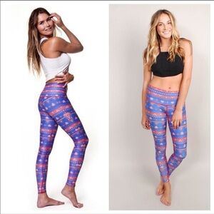 Teeki yoga leggings Guns N’ Roses size medium